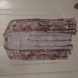 Floral on Tan Background Cover Up